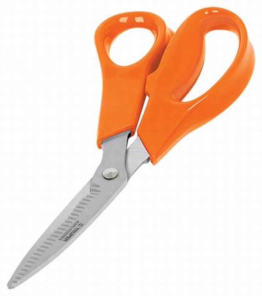 Tijera 8' multiusos de acero inoxidable, cuchillas dentadas TIMU-8E, 18564