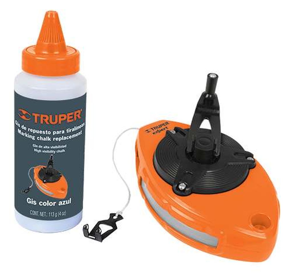 Tiralíneas 30 m (100 ft) metálico uso rudo, Truper Expert TL-100X, 18579