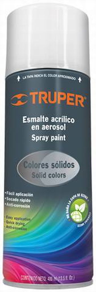 Pintura en aerosol,transparente brillante,bote esbelto,400ml PA-TR, 19036