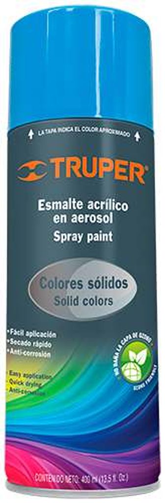 Pintura en aerosol, azul ultramar, bote esbelto, 400 ml PA-AU, 19041