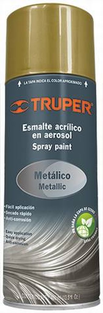 Pintura en aerosol, oro metálico, bote esbelto, 400 ml PAM-OR, 19066
