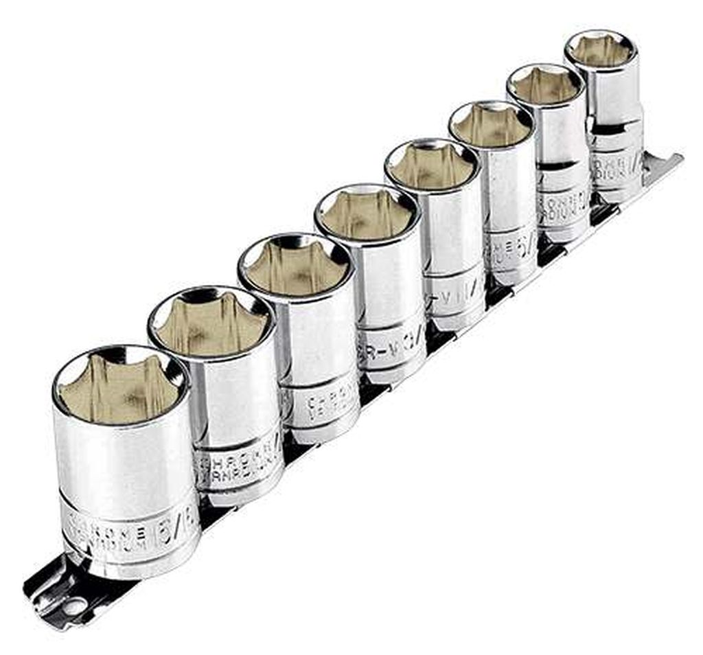 Juego de 8 dados cuadro 1/2' std, Pretul JD-1/2X9SAE-P, 21170
