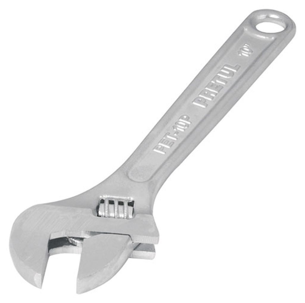 Llave ajustable (perico) 6' cromada, Pretul PET-6P, 21814