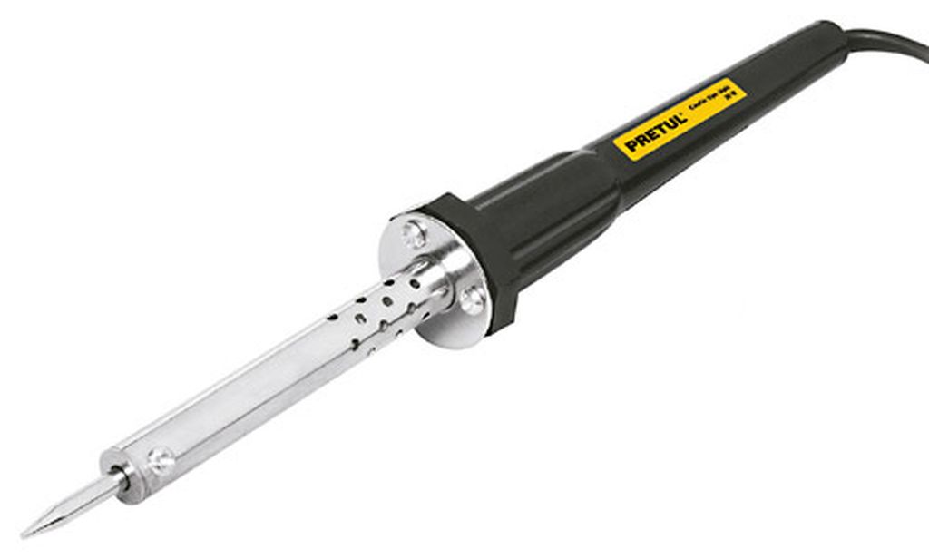 Cautín 30 W tipo lápiz para trabajo ligero, Pretul CAU-30P2, 22806