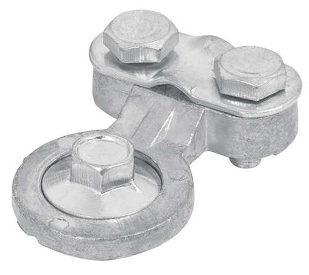 Blíster 2 terminales plomo poste lateral p/batería, Pretul TEBA-1, 23040