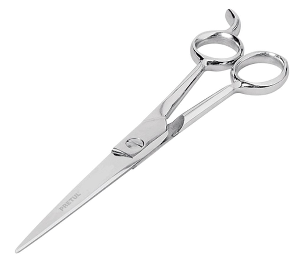 Tijera 7-1/2' acero inox con gancho para estilista, Pretul TP-8418-7-1/2, 23178