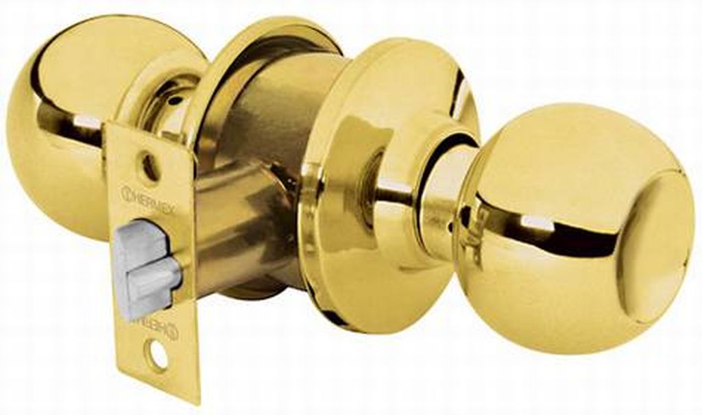 Cerradura tipo esfera, cilíndrico, entrada, brillante, Basic BAL-LB-EP, 23560