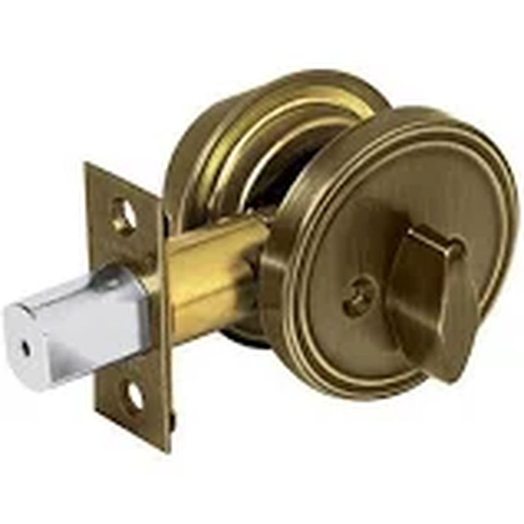 Cerrojo llave-mariposa latón antiguo, llave tradicional CERO-21P, 23615