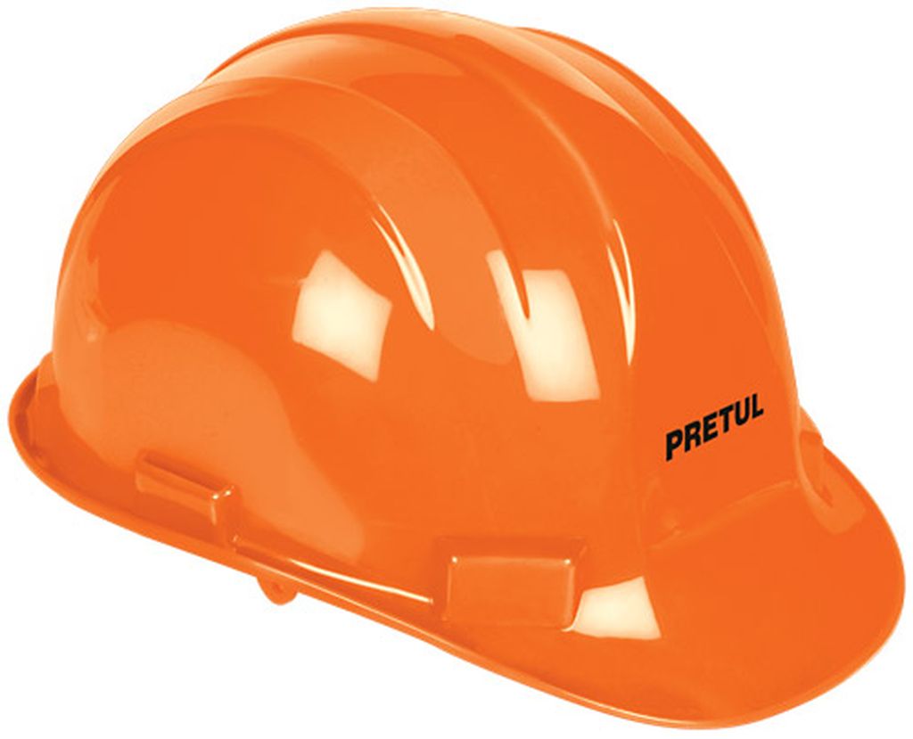 Casco de seguridad, ajuste de intervalos, naranja, Pretul CAS-NP, 25036