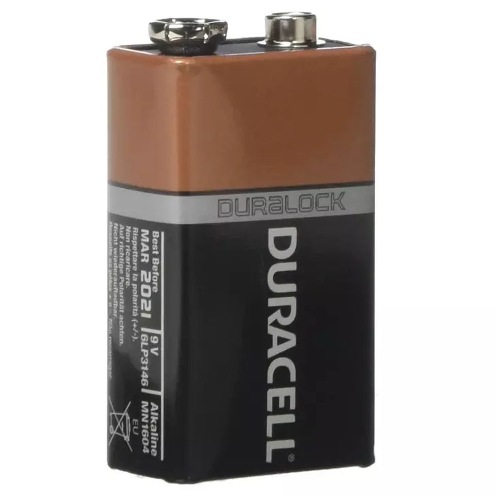 PILA ALCALINA 9V CUADRADA DURACELL, DURACELL