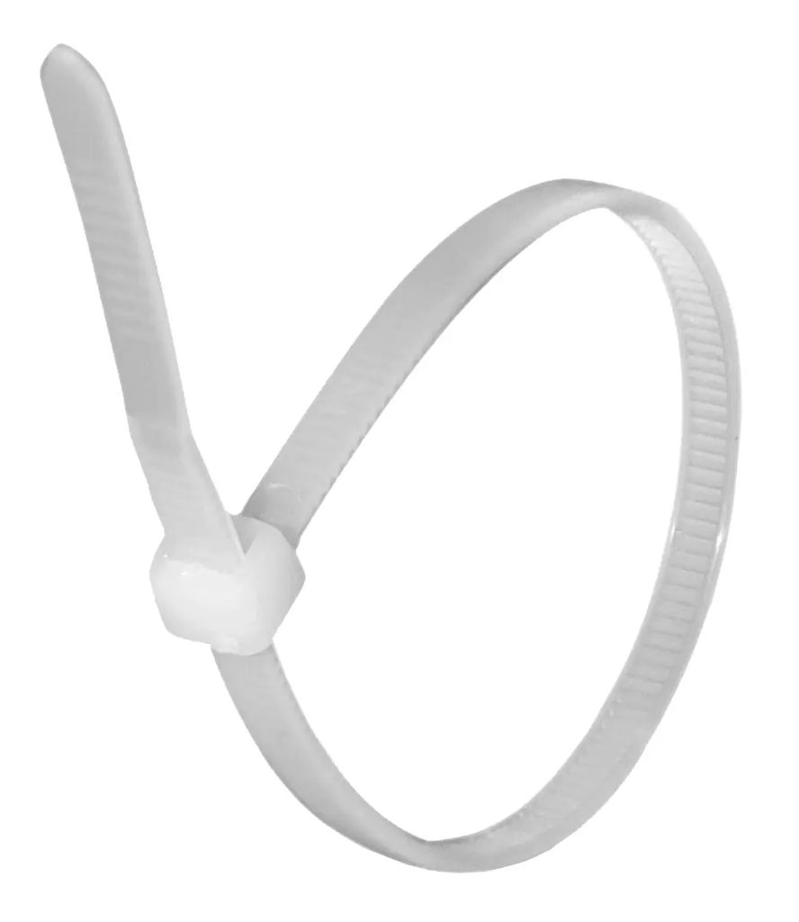 CINCHOS DE PLASTICO 100MM X 2.5MM BLANCO (100 PZAS), ANCLO