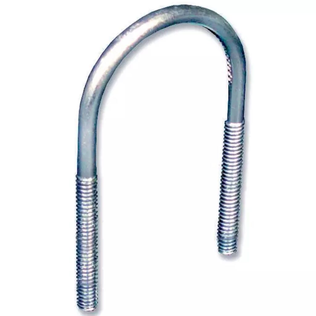 ABRAZADERA ROSCADA U 120 DE 2.1/2" X 3/8", ANCLO