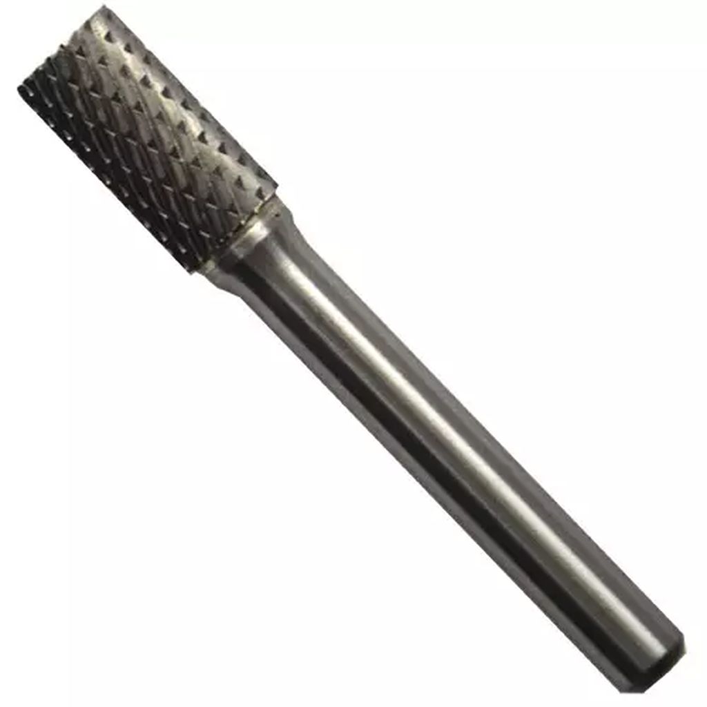 LIMA ROTATIVA SA-3 D/C CILINDRICA C/CORTE FRONTAL PUNTA PLANA 3/8"X3/4"1/4" C/TUNGSTENO, TENAZIT