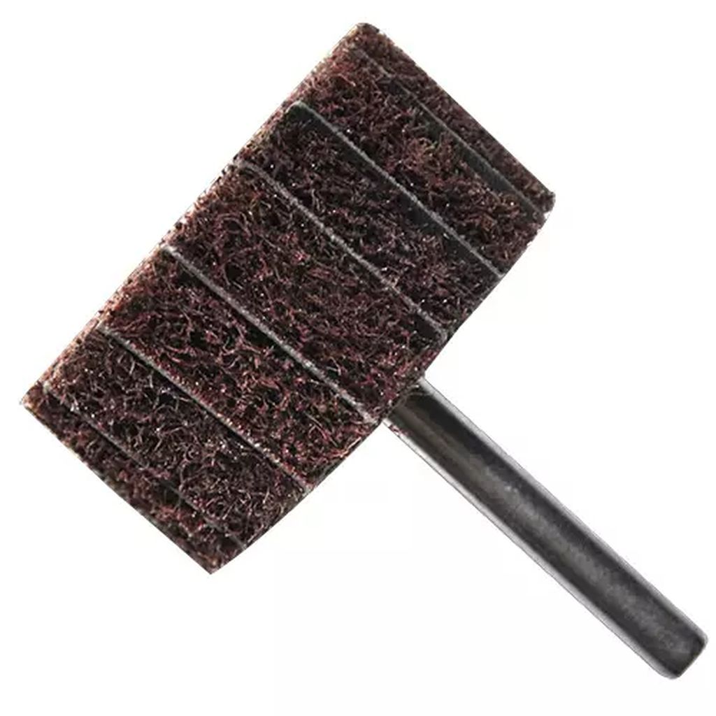 RUEDA DE FIBRA C/LIJA  2"X1"X1/4" GRANO FINO (MARRON), TENAZIT