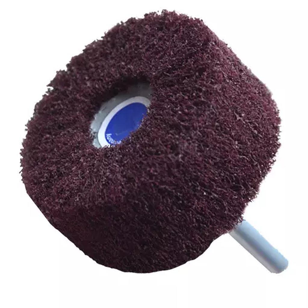 RUEDA DE FIBRA C/LIJA  2"X1"X1/4" GRANO MEDIO (MARRON), TENAZIT