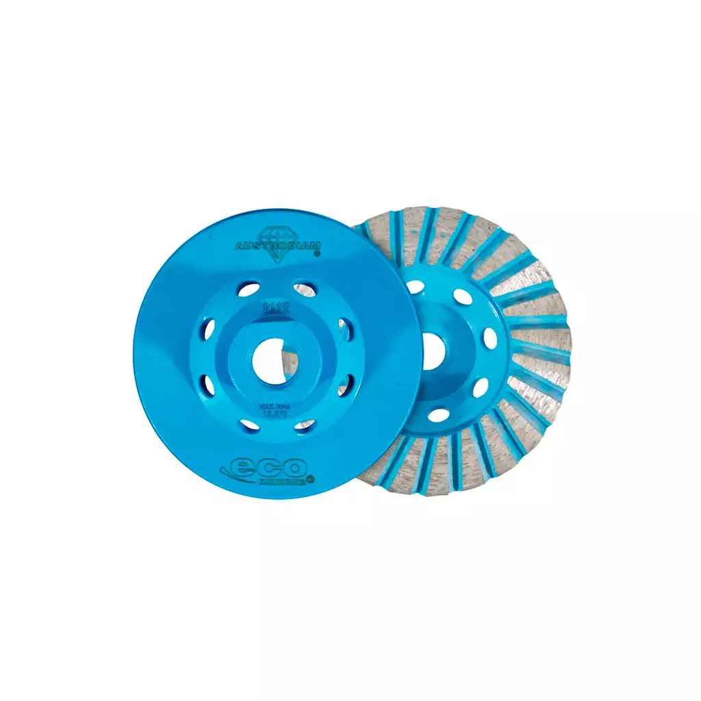 COPA DIAMANTE 4"X5/8" DESBASTE PESADO Y RAPIDO ROSCA ESTANDAR (ECO), AUSTRODIAM