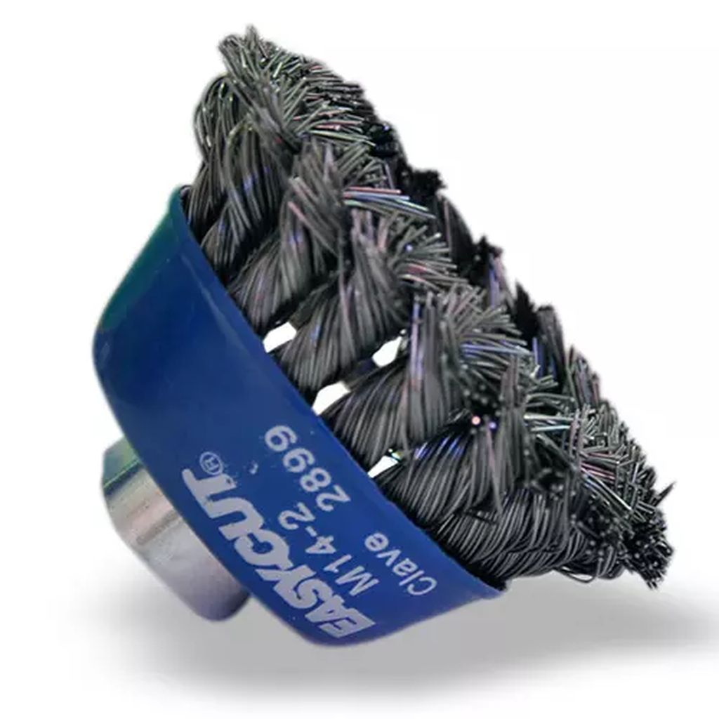 CEPILLO DE COPA TRENZADO 3"XM14-2 AL CARBON (EASY-CUT), TENAZIT