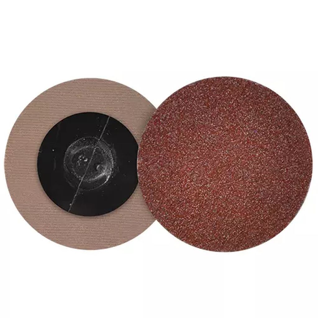 DISCO DE LIJA 2" G060 CAMBIO RAPIDO TIPO TORNILLO PARA DESBASTE DE METAL, TENAZIT