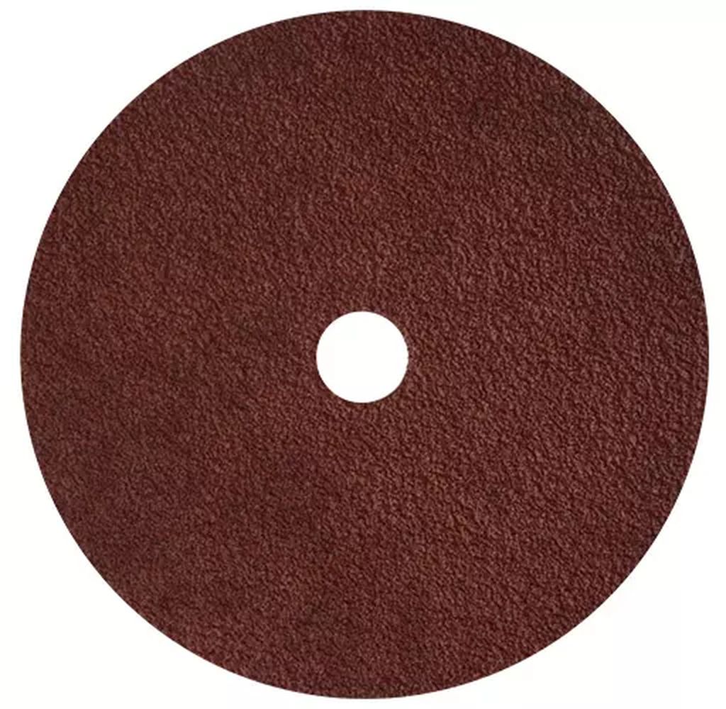 DISCO DE FIBRA 4.1/2"X7/8" GRANO 36 PARA DESBASTE Y PULIDO DE METAL FERROSO Y NO FERROSO (PREMIUM), TENAZIT