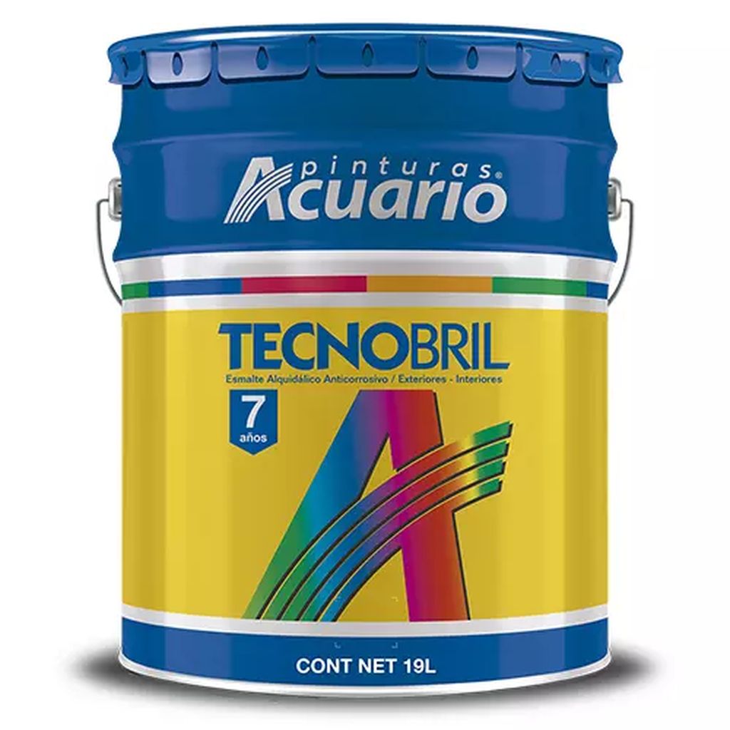 ESMALTE ALQUIDALICO 4 L AMARILLO CROMO (TECNOBRIL), ACUARIO