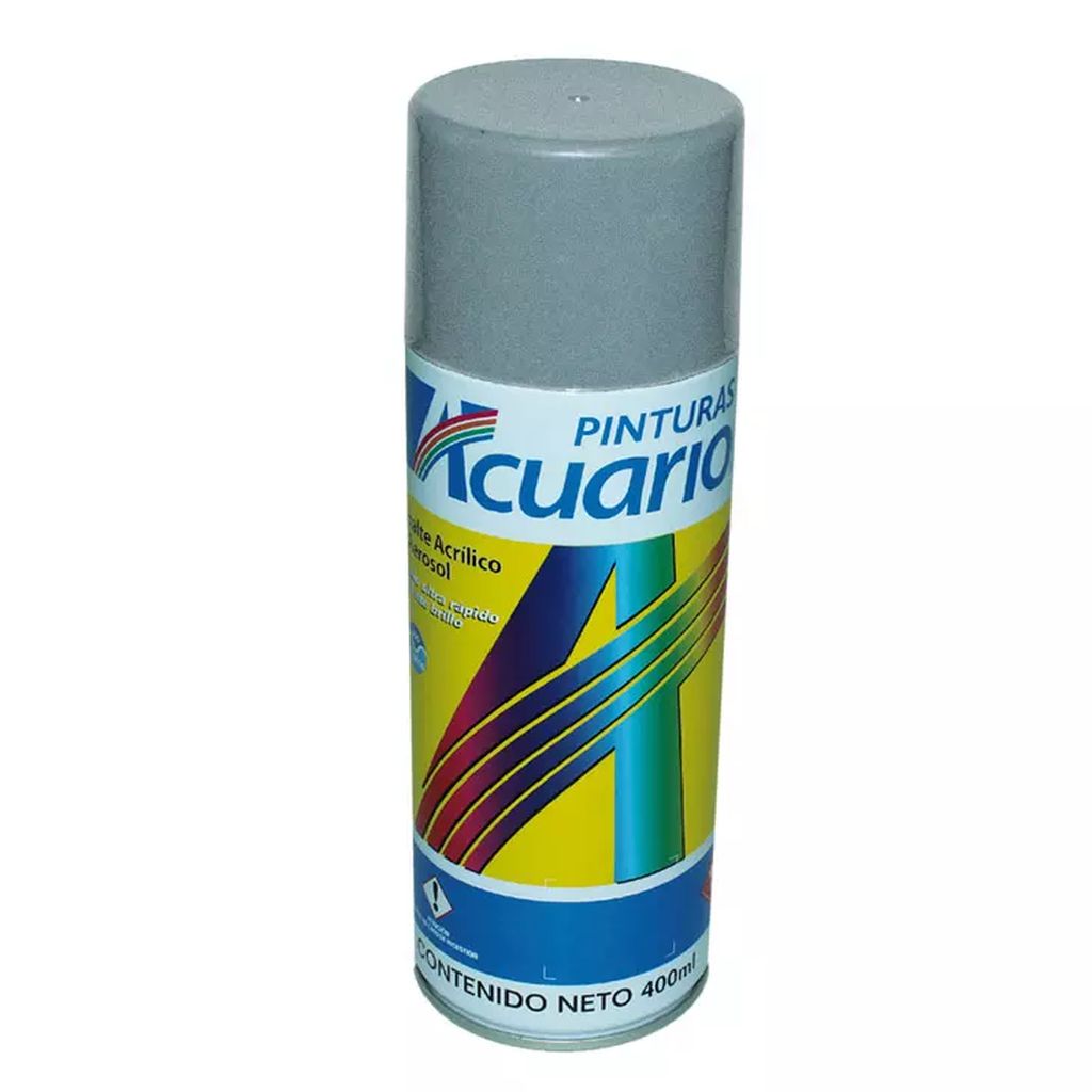 PINTURA EN AEROSOL 400ML ALUMINIO, ACUARIO