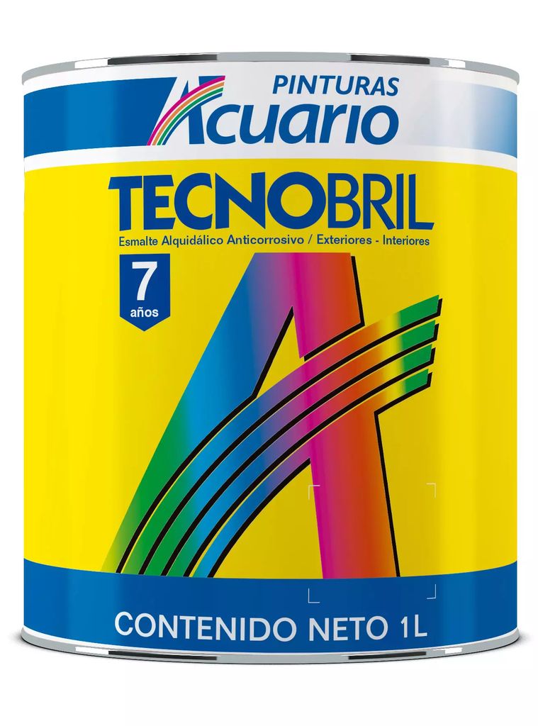 ESMALTE ALQUIDALICO 1 LT BLANCO (TECNOBRIL), ACUARIO