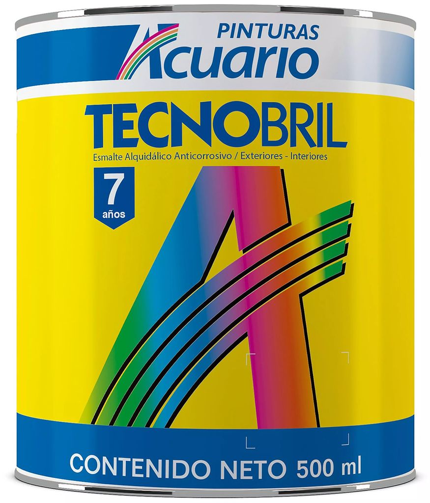 ESMALTE ALQUIDALICO 500 ML BLANCO MATE (TECNOBRIL), ACUARIO