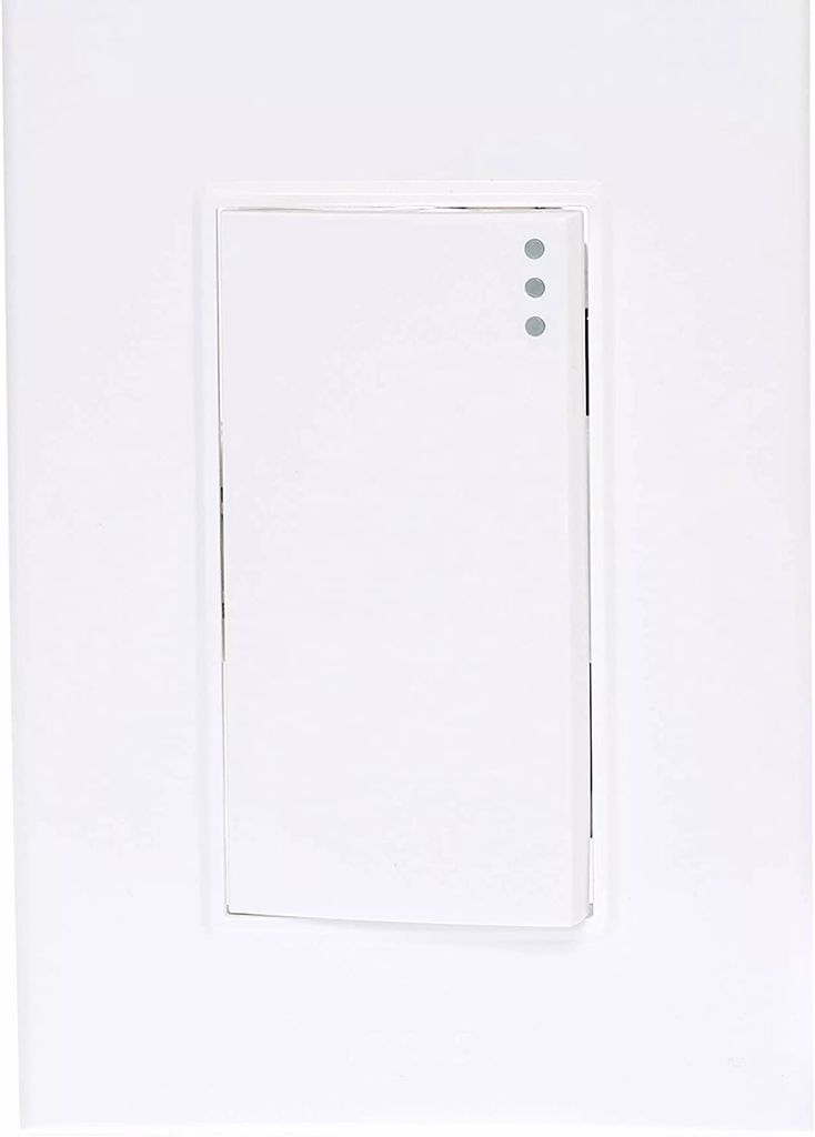 APAGADOR ELECTRICO SENCILLO C/PLACA DOBLE DE 3 MODULOS 10A 125V ACABADO BLANCO, AXO LIGHT