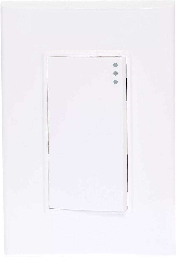 APAGADOR ELECTRICO C/PLACA DOBLE DE 1.5 MODULO 10A 125V ACABADO BLANCO, AXO LIGHT