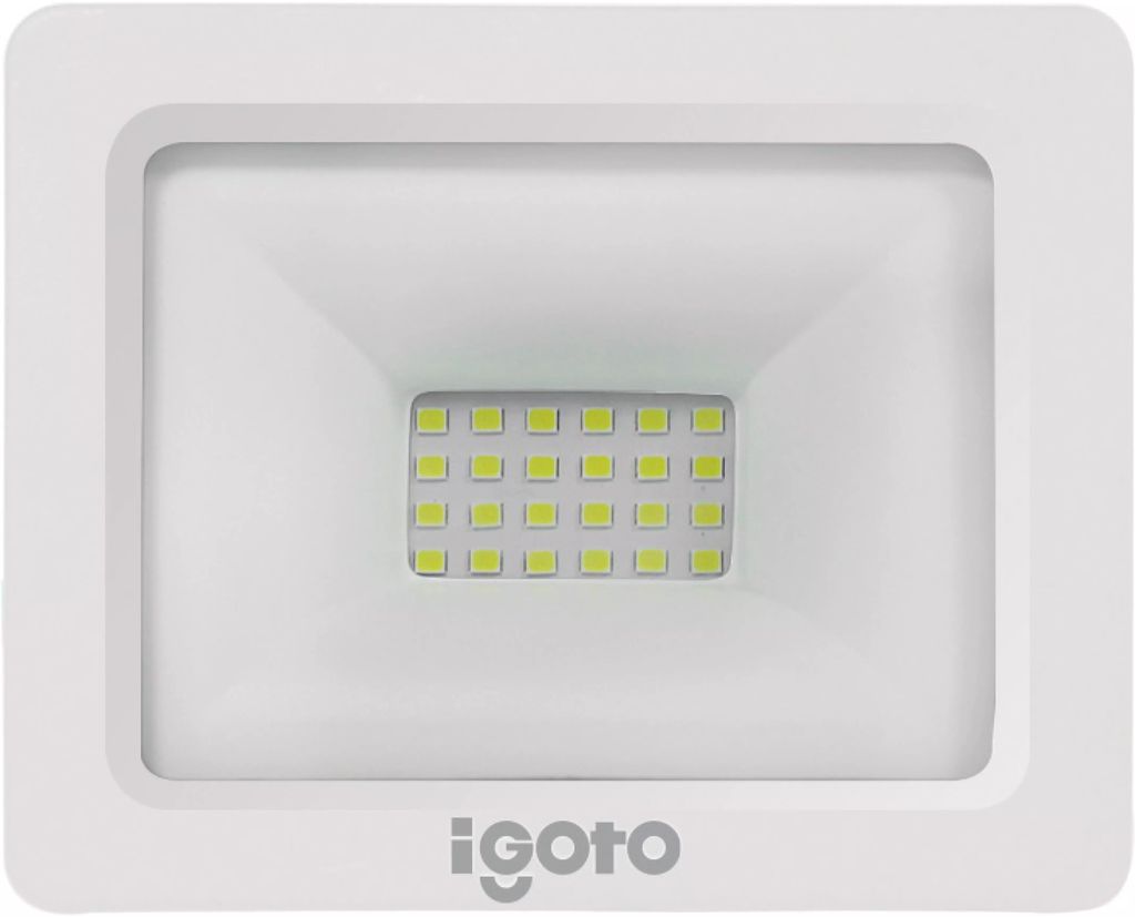 LAMPARA TIPO REFLECTOR DE LED LUZ FRIA 20W 100/240V 6500K MARCO BLANCO, AXO LIGHT