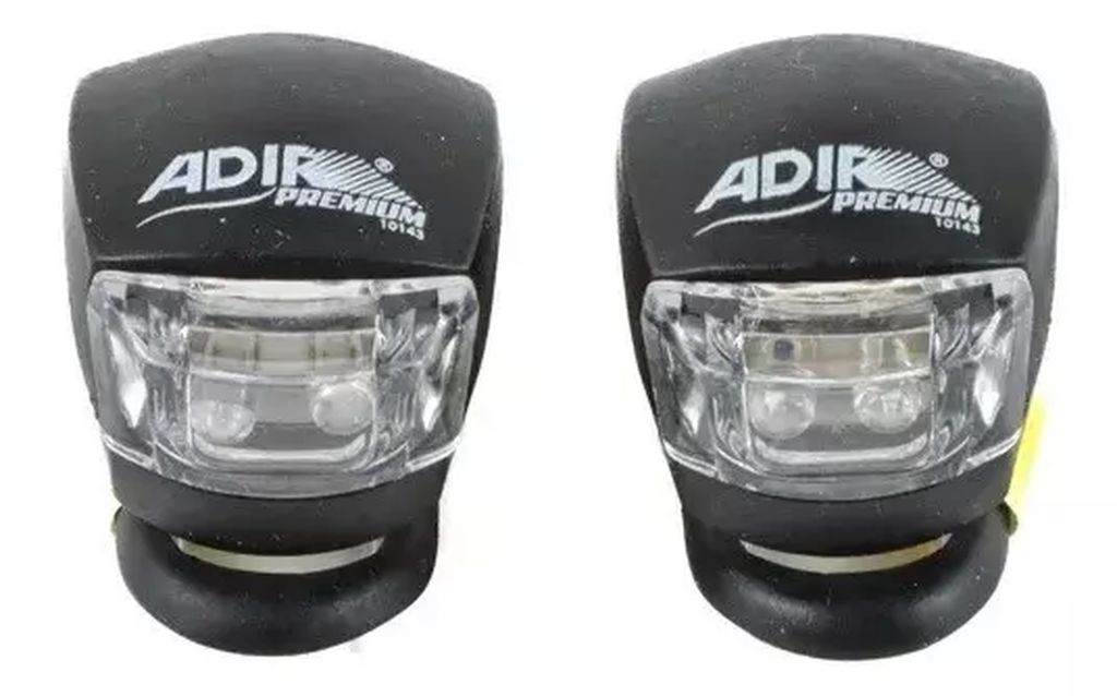 JUEGO DE LINTERNAS LED DELANTERA/TRASERA PARA BICICLETA 3 MODOS DE ILUMINACION C/RESISTENTE AL AGUA, ADIR