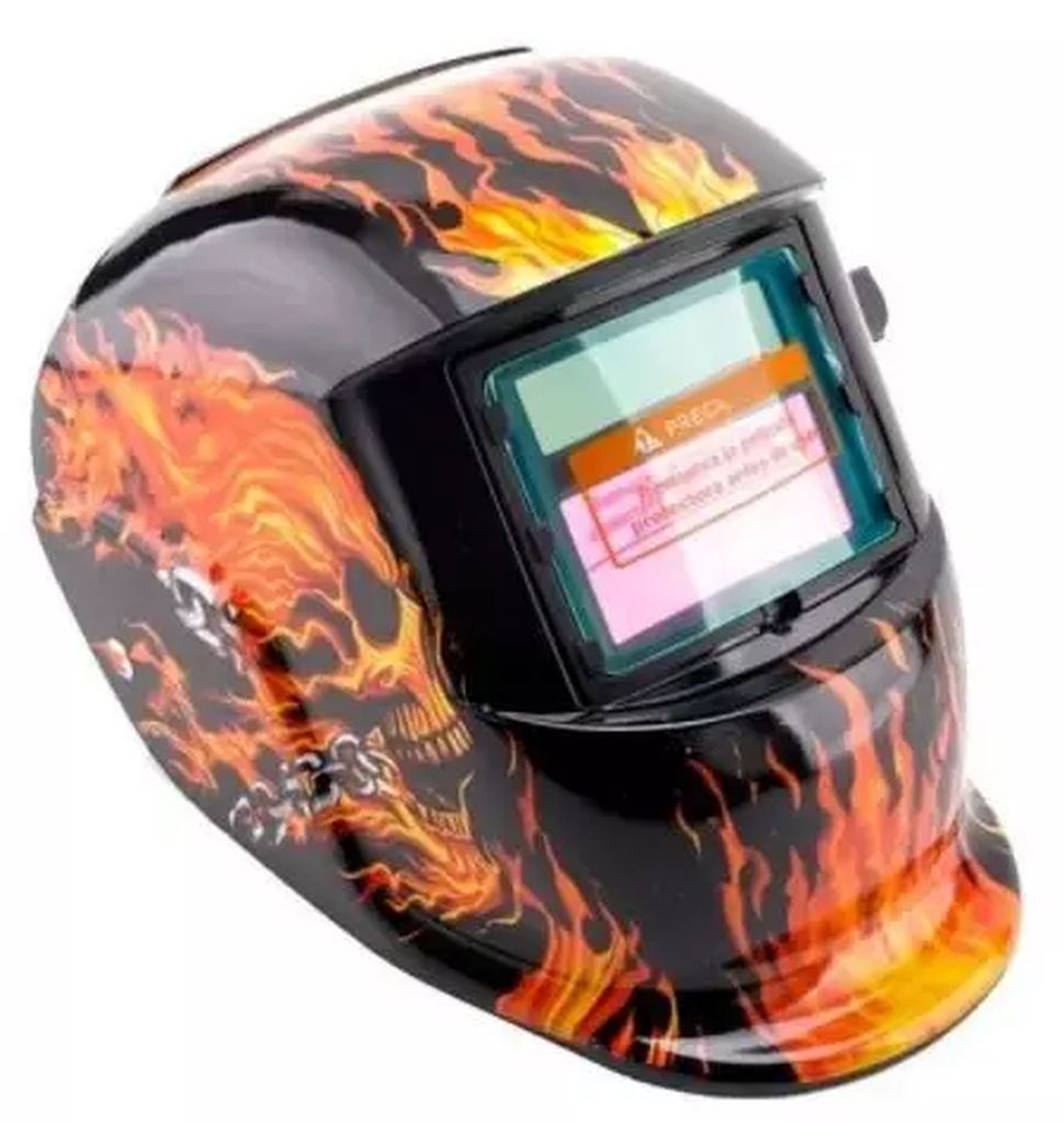 CARETA PARA SOLDAR ELECTRONICA AJUSTE DE MATRACA PREMIUM (FLAMAS), ADIR