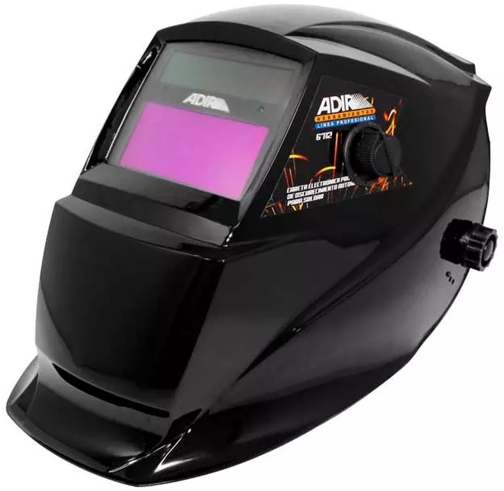CARETA PARA SOLDAR ELECTRONICA AJUSTE DE MATRACA PROFESIONAL (NEGRA), ADIR