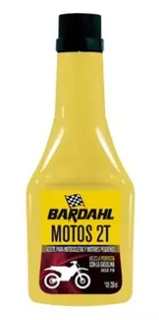ACEITE P/MOTOS Y MOTORES CHICOS 2 TIEMPOS LIQUIDO 250 ML(JASO FB), BARDAHL