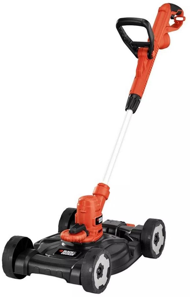 PODADORA DESBROZADORA ORILLADORA ELECTRICA (3 EN 1) 6 AMP 12" 7200-8200 RPM, BLACK AND DECKER