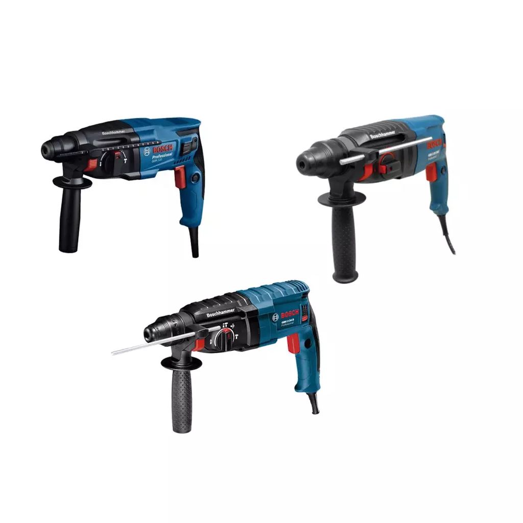 MARTILLO DEMO.SDS 700W(GBH220)+ROTOMART SDS 80W 1300RPM(GBH2-24D)+ROTOMARSDS 800W 900RPM(GBH2-26DRE), BOSCH