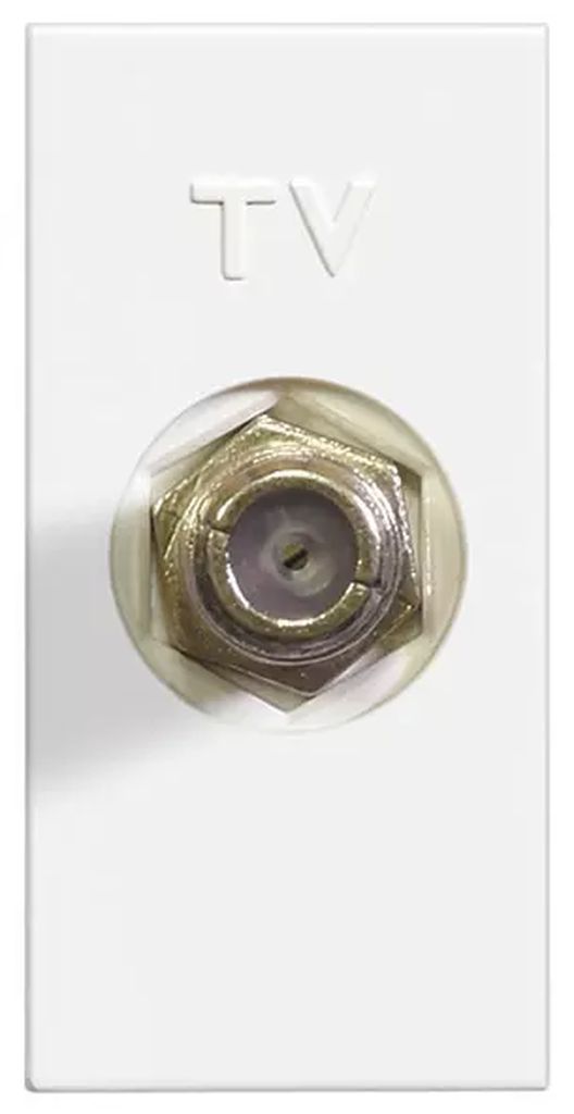 CONECTOR ELECTRICO PARA TELEVISION COLOR BLANCO, MODUS PRO