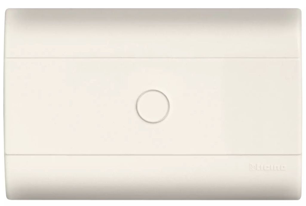 PLACA DE RESINA CON CHASIS CIEGA ABS COLOR MARFIL, MODUS