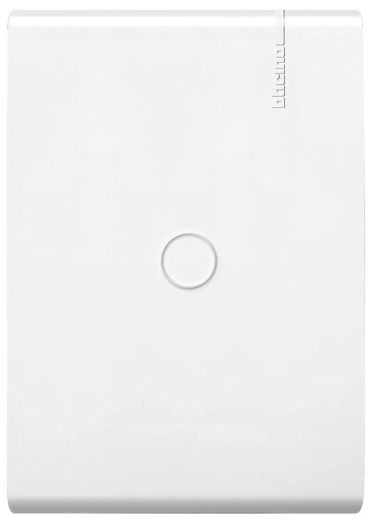 PLACA DE RESINA CON CHASIS CIEGA ABS CON PRE-RUPTURA COLOR BLANCO, MODUS PRO