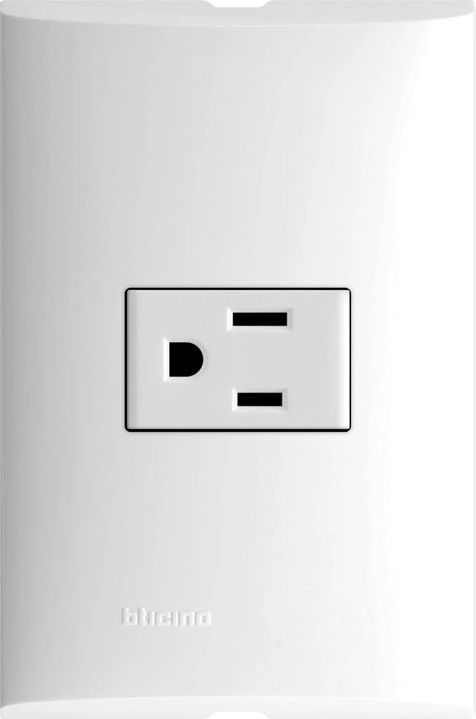 CONTACTO ELECTRICO CON PLACA SENCILLO 2P+T CON PROTECCION INFANTIL 15A 127V, FORZA