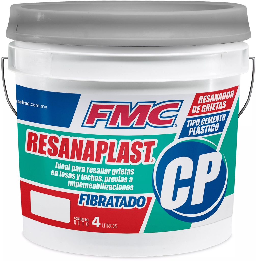 RESANADOR DE MURO FIBRATADO TIPO CEMENTO PLASTICO 1 LT (RESANAPLAST CP), FMC
