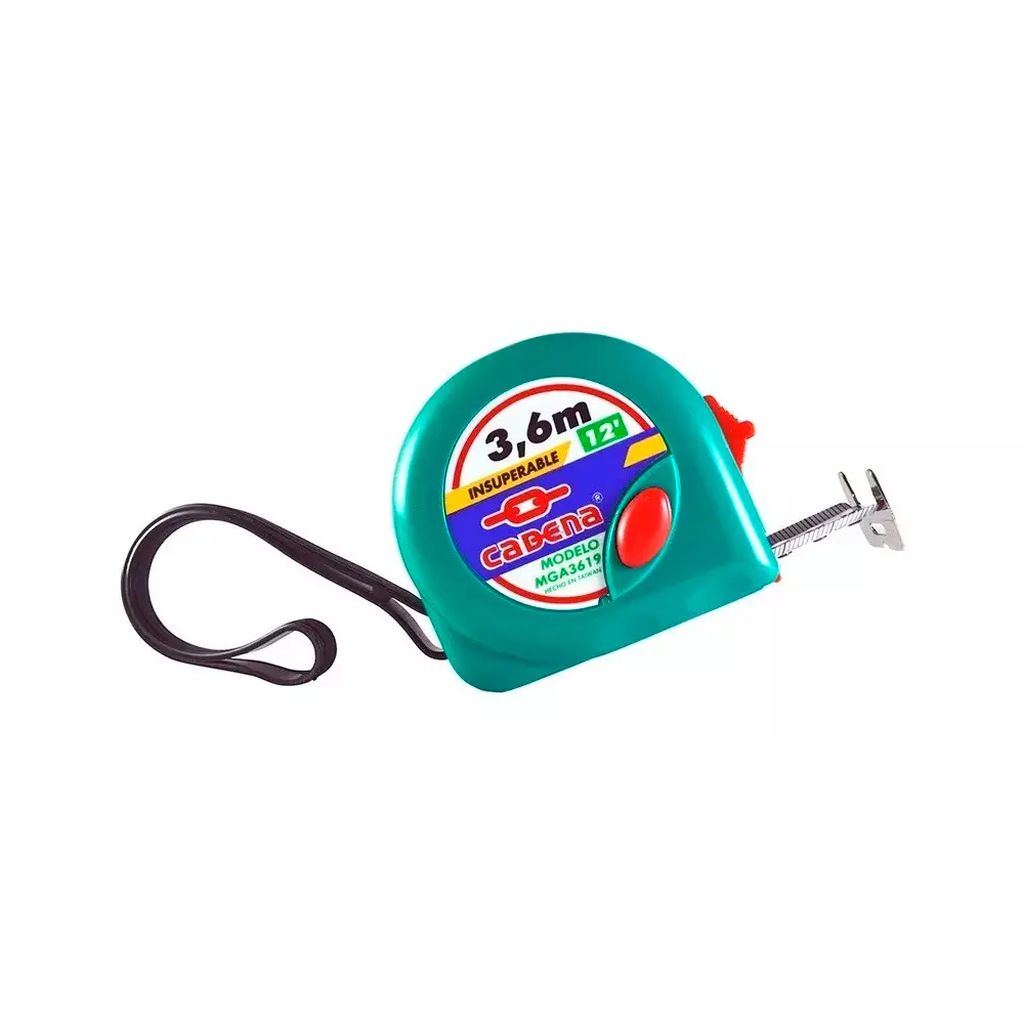 FLEXOMETRO 3.6MT X 20MM DOBLE VISTA, CADENA