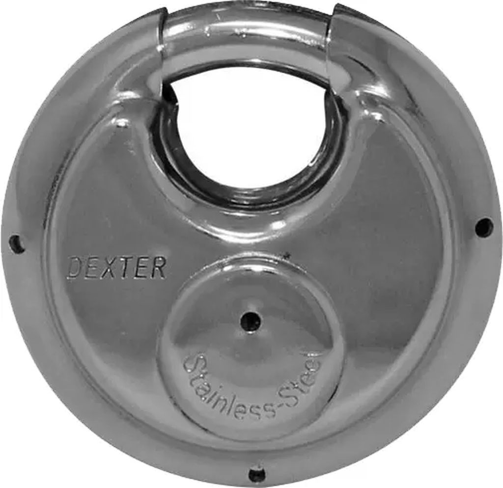 CANDADO CIRCULAR ACERO INOXIDABLE 70MM, DEXTER