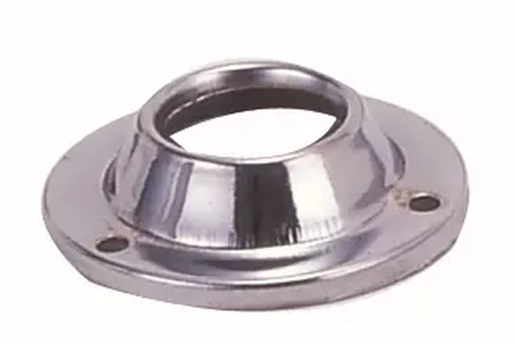 BRIDA PARA TUBO PARA CLOSET REDONDO CROMADO ( 2 PZAS), HANDYHOME