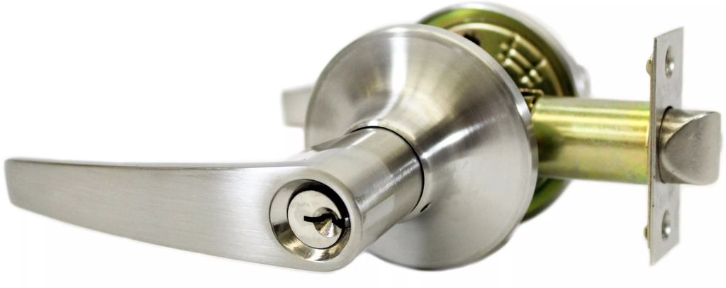 CERRADURA MANIJA TUBULAR RECAMARA NIQUEL SATINADO ONIX, DEXTER