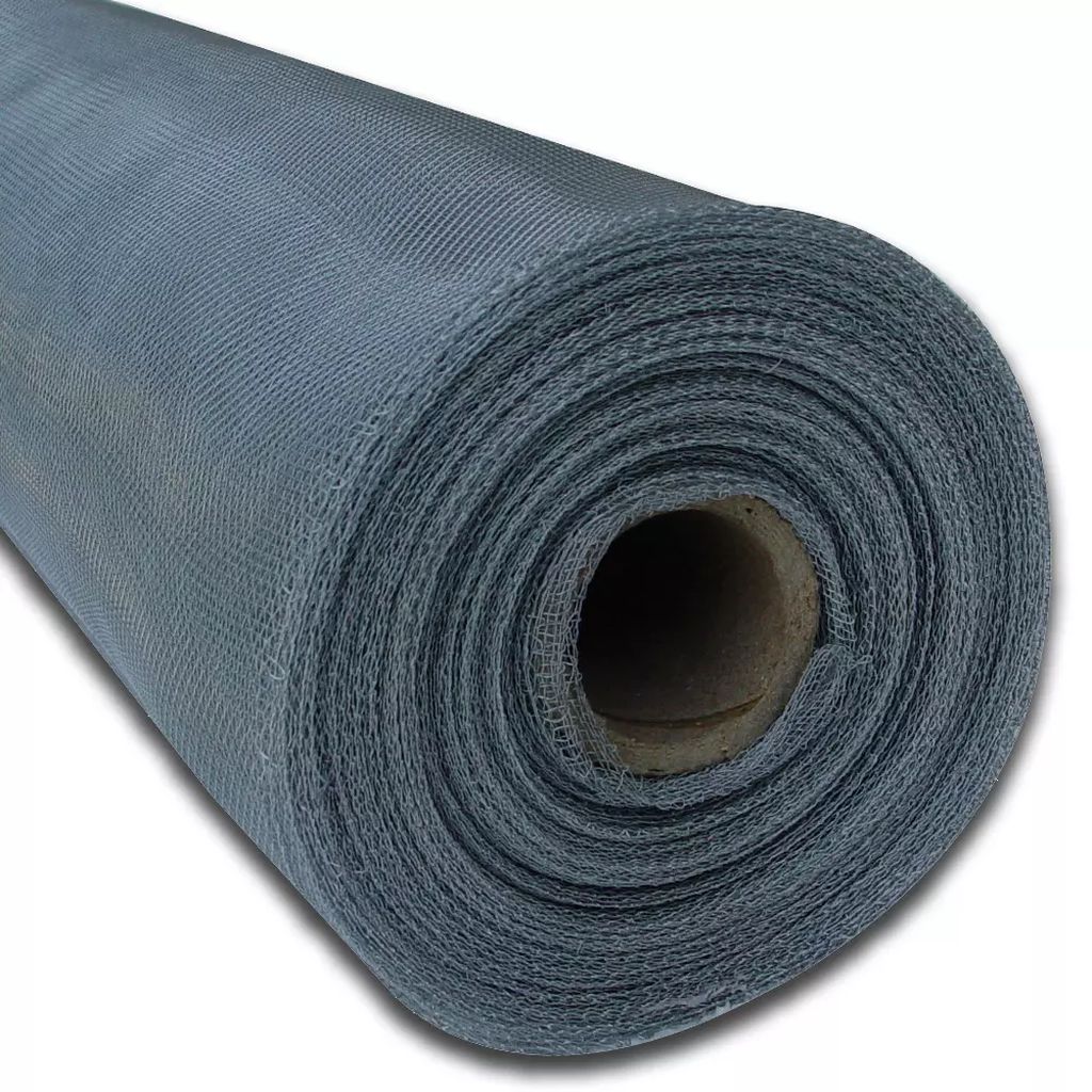 TELA PARA MOSQUITERO DE FIBRA DE VIDRIO GRIS 0.60MTS X 30MTS (ROLLO), VEKER