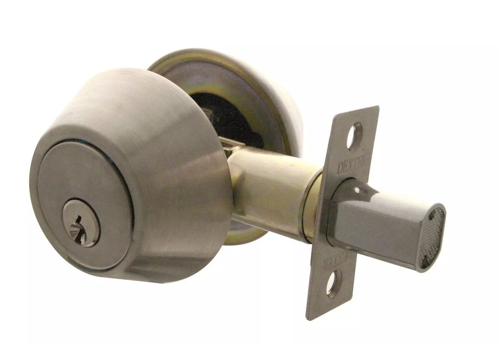 CERROJO DE SEGURIDAD LLAVE/LLAVE NIQUEL SATINADO, DEXTER