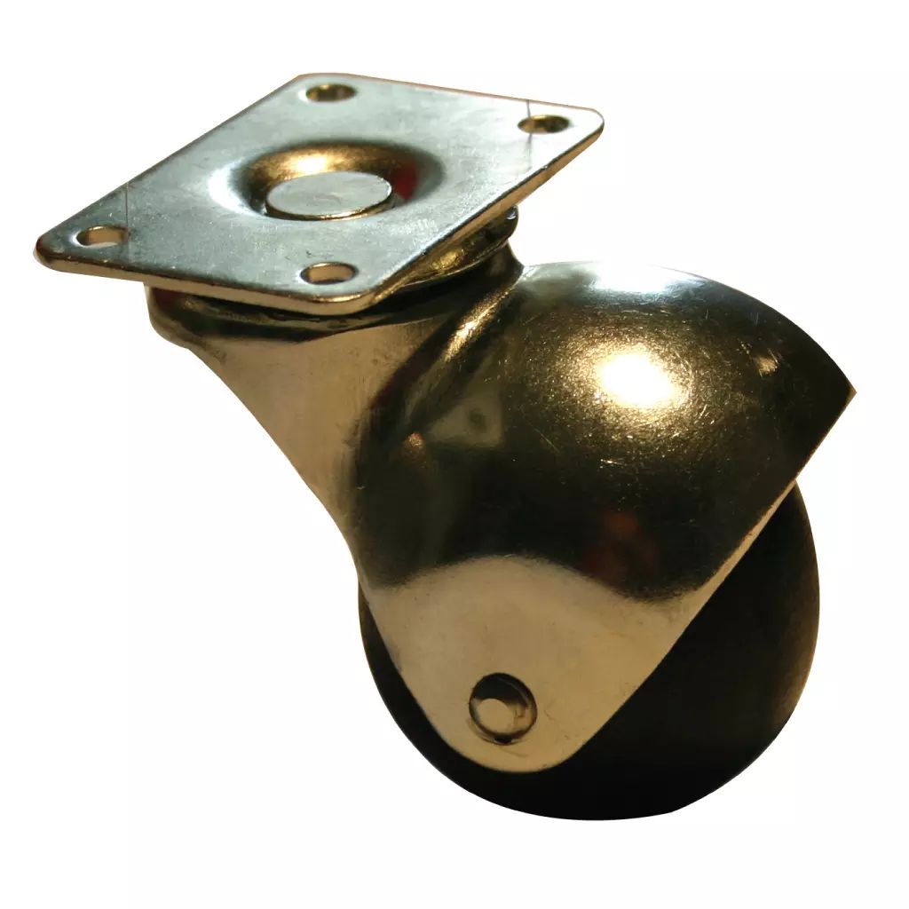 RODAJA DE BOLA (HULE) SUJECION CON PLACA CROMO 1 1/2" (38MM), HANDYHOME