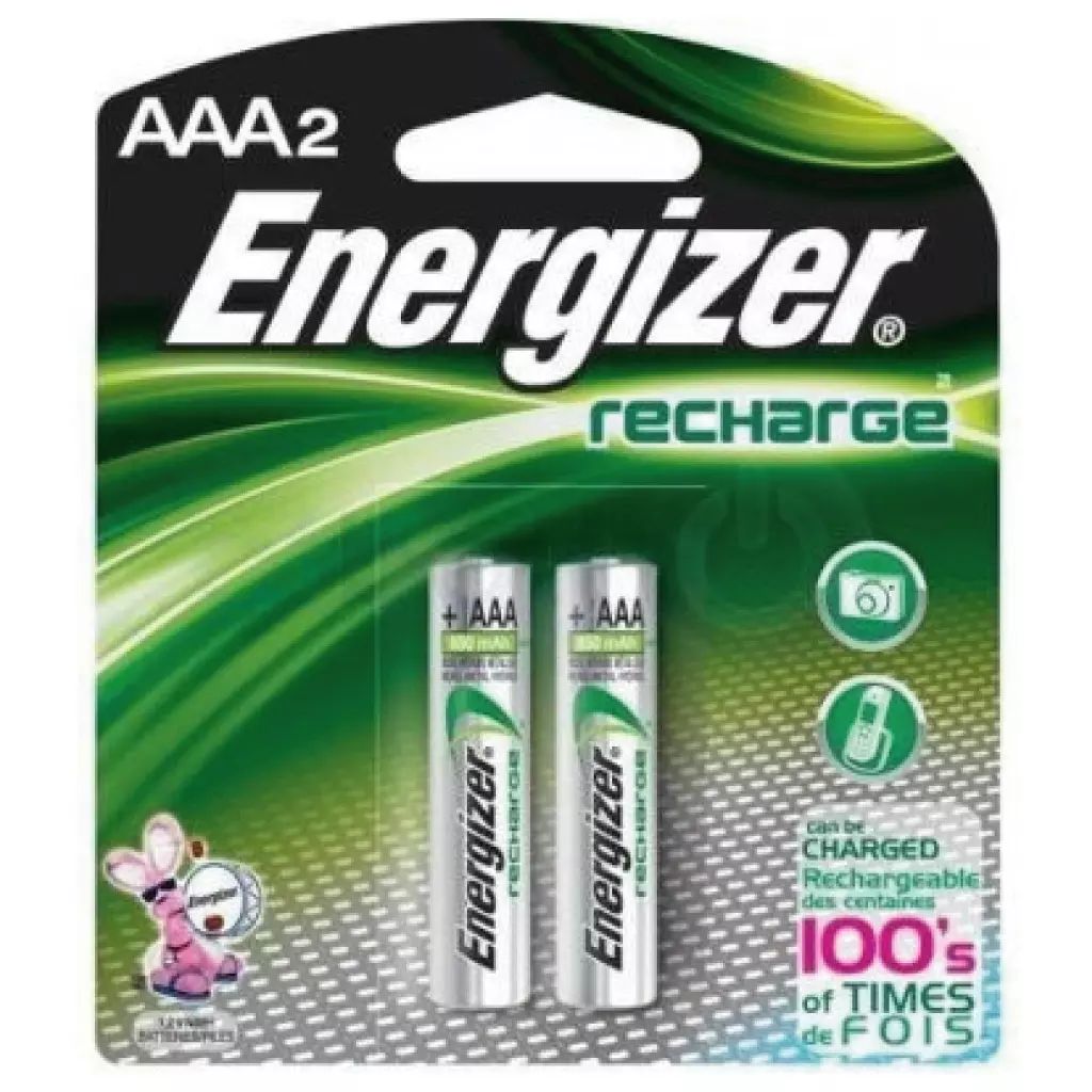 PILA RECARGABLE AAA BLISTER C/2 PZAS ENERGIZER, ENERGIZER