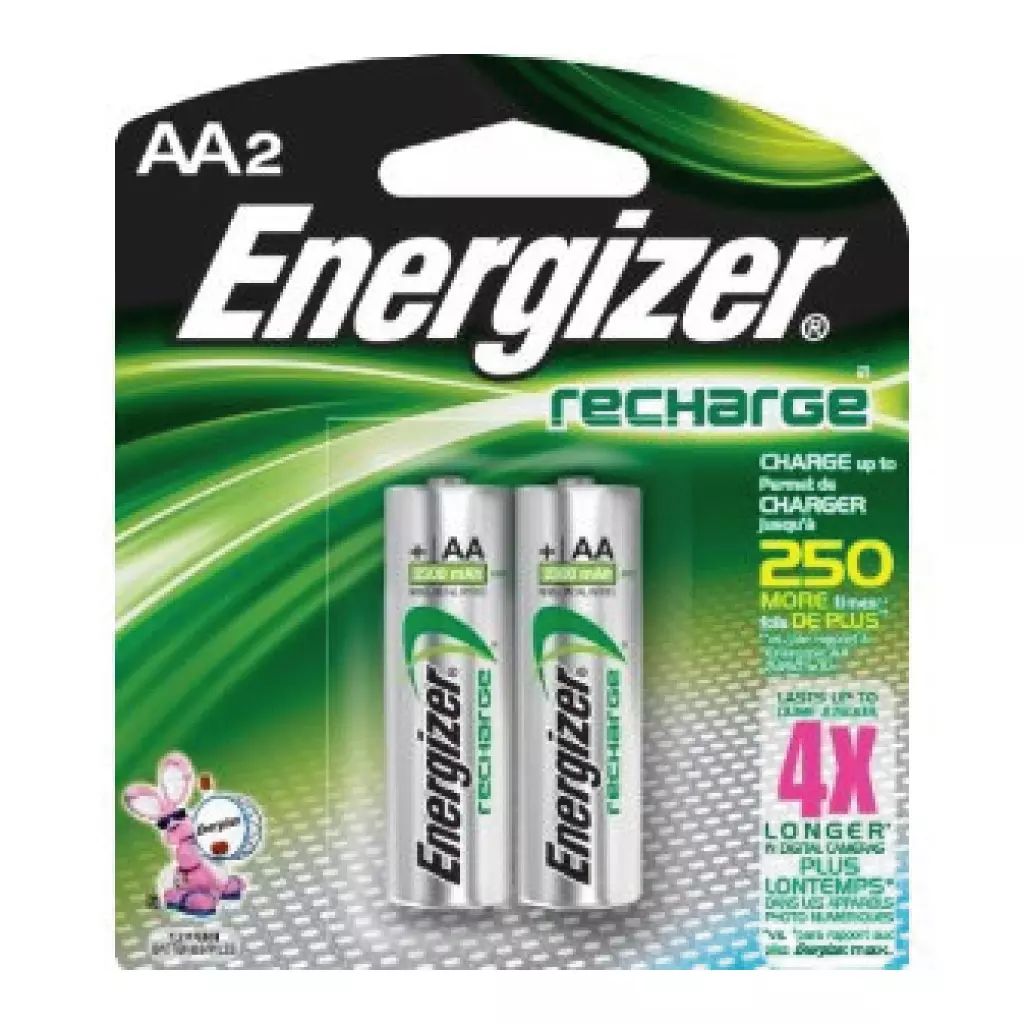 PILA RECARGABLE AA BLISTER C/2 PZAS ENERGIZER, ENERGIZER